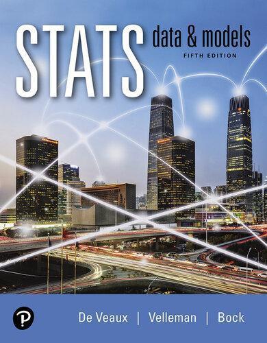 Stats Data And Models 5Th Edition