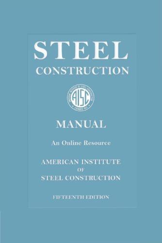 Steel Construction Manual 15Th Edition