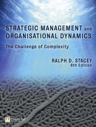 Strategic Management And Organisational Dynamics The Challenge Of Complexity 6Th Edition