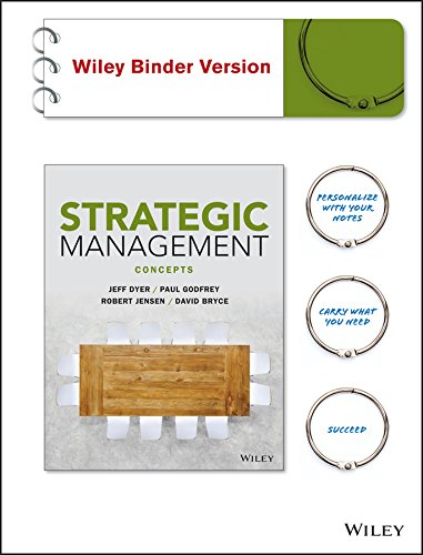 Strategic Management Concepts and Cases 1st Edition by Jeffrey H Dyer