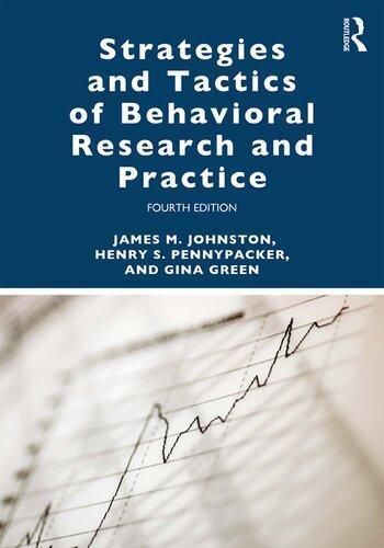 Strategies And Tactics Of Behavioral Research And Practice 4Th Edition