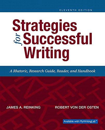 Strategies For Successful Writing 11Th Edition