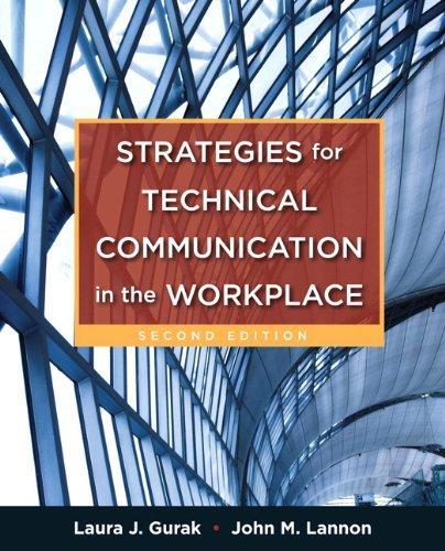 Strategies For Technical Communication In The Workplace 2Nd Edition