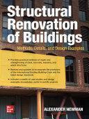 Structural Renovation Of Buildings Methods Details And Design Examples 2Nd Edition