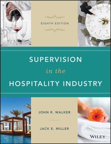 Supervision In The Hospitality Industry 8Th Edition