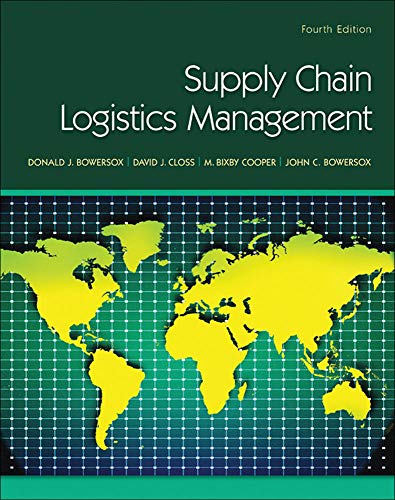 Supply Chain Logistics Management 4th Edition By Donald Bowersox