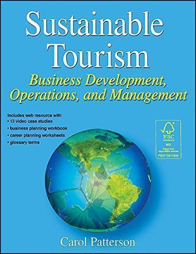 Sustainable Tourism With Web Resource Business Development Operations And Management