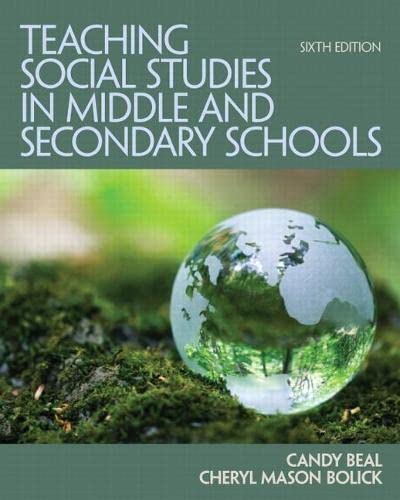 Teaching Social Studies in Middle and Secondary Schools 6th Edition