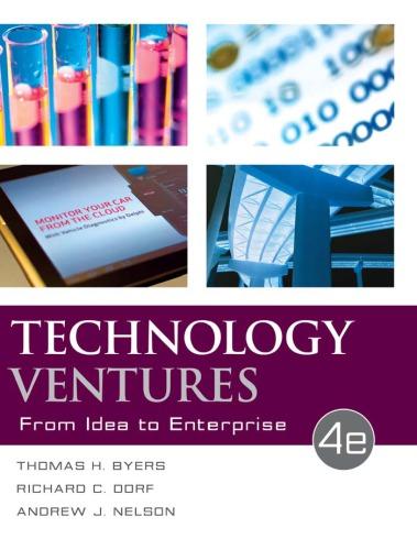 Technology Ventures From Idea To Enterprise 4Th Edition