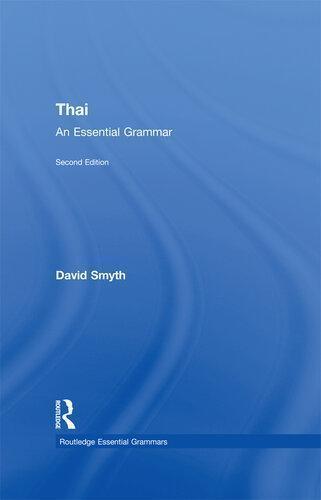 Thai An Essential Grammar 2Nd Edition