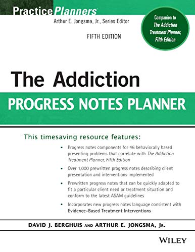 The Addiction Progress Notes Planner - 5th Edition