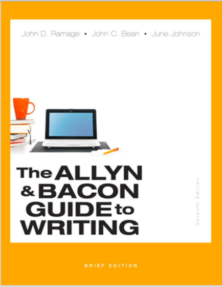 The Allyn Bacon Guide To Writing 7Th Edition