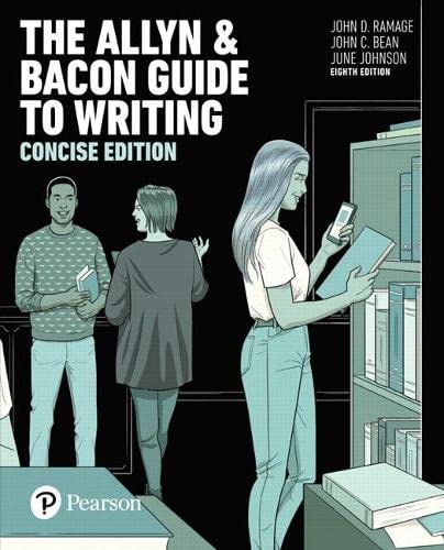 The Allyn &amp; Bacon Guide to Writing, Concise Edition (8th Edition) 8-edition