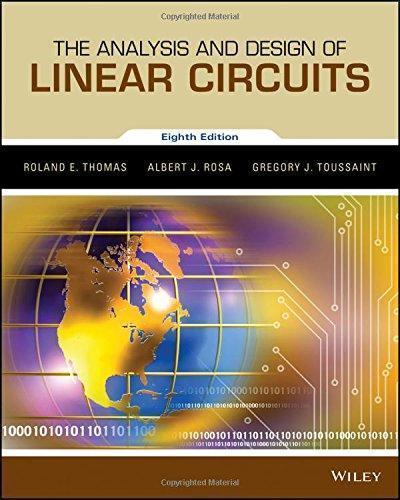 The Analysis And Design Of Linear Circuits 8Th Edition