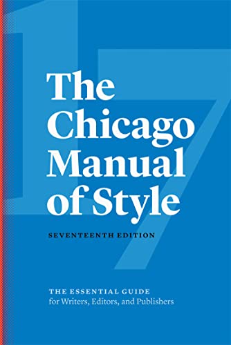 The Chicago manual of style