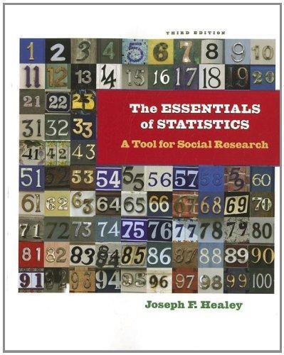 The Essentials Of Statistics A Tool For Social Research 3Rd Edition