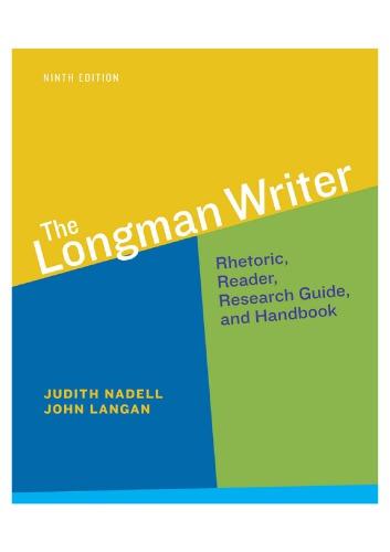 The Longman Writer 9th Edition