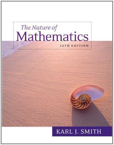 The Nature Of Mathematics 12Th Edition