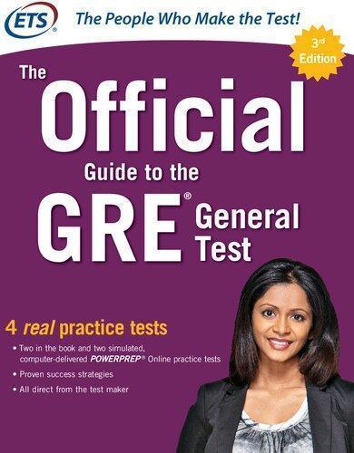 The Official Guide To The Gre General Test 3rd Edition