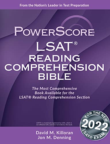 The PowerScore LSAT Reading Comprehension Bible: 2019 Edition (The Pow ...