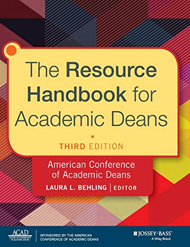 The Resource Handbook for Academic Deans - 3rd Edition