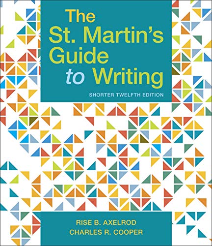 The St. Martin's Guide to Writing, Short Edition - 12th Edition