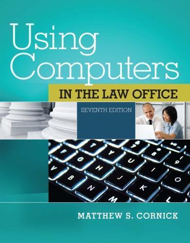 Using Computers In The Law Office