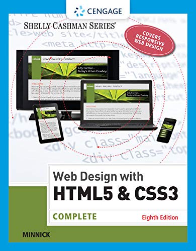 Web Design with HTML CSS3 Complete 8th Edition by Jessica Minnick