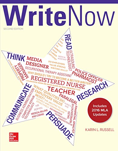 Write Now 2e MLA 2016 UPDATE 2nd Edition