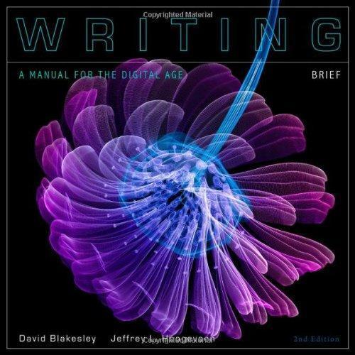 Writing A Manual For The Digital Age Brief 2Nd Edition