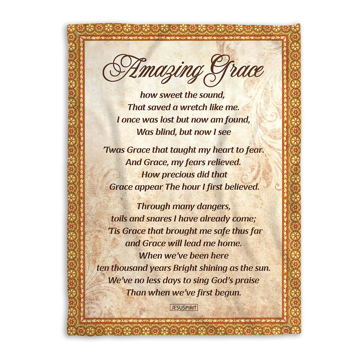 Amazing Grace - Special Christian Fleece Blanket NUH322