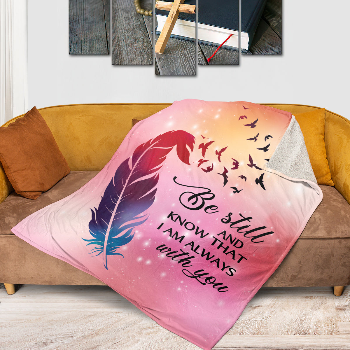 I Am Always With You - Christian Fleece Blanket NUM79