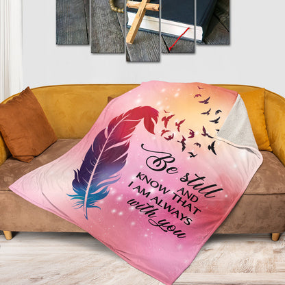 I Am Always With You - Christian Fleece Blanket NUM79