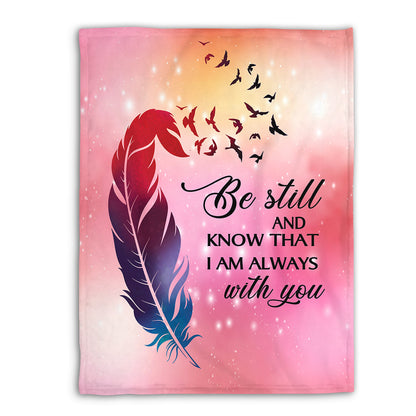 I Am Always With You - Christian Fleece Blanket NUM79