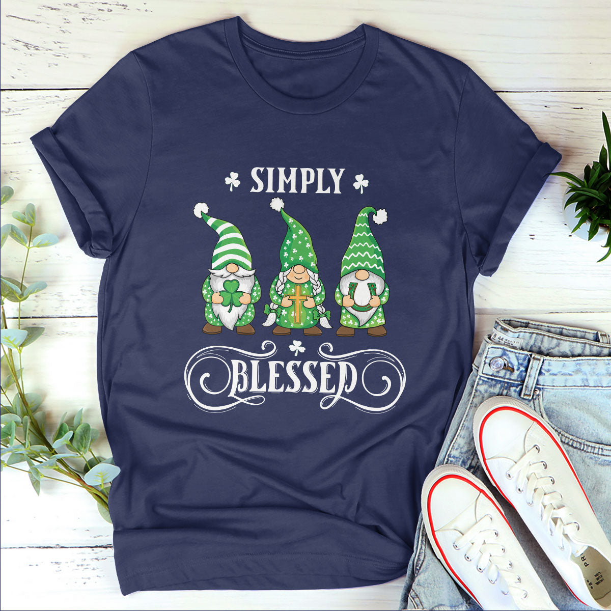 Must-Have Christian Unisex T-shirt - Simply Blessed NUM377