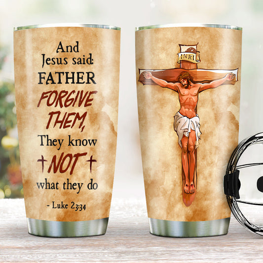 Jesus's Last Words - Special Cross Stainless Steel Tumbler 20oz NUA165