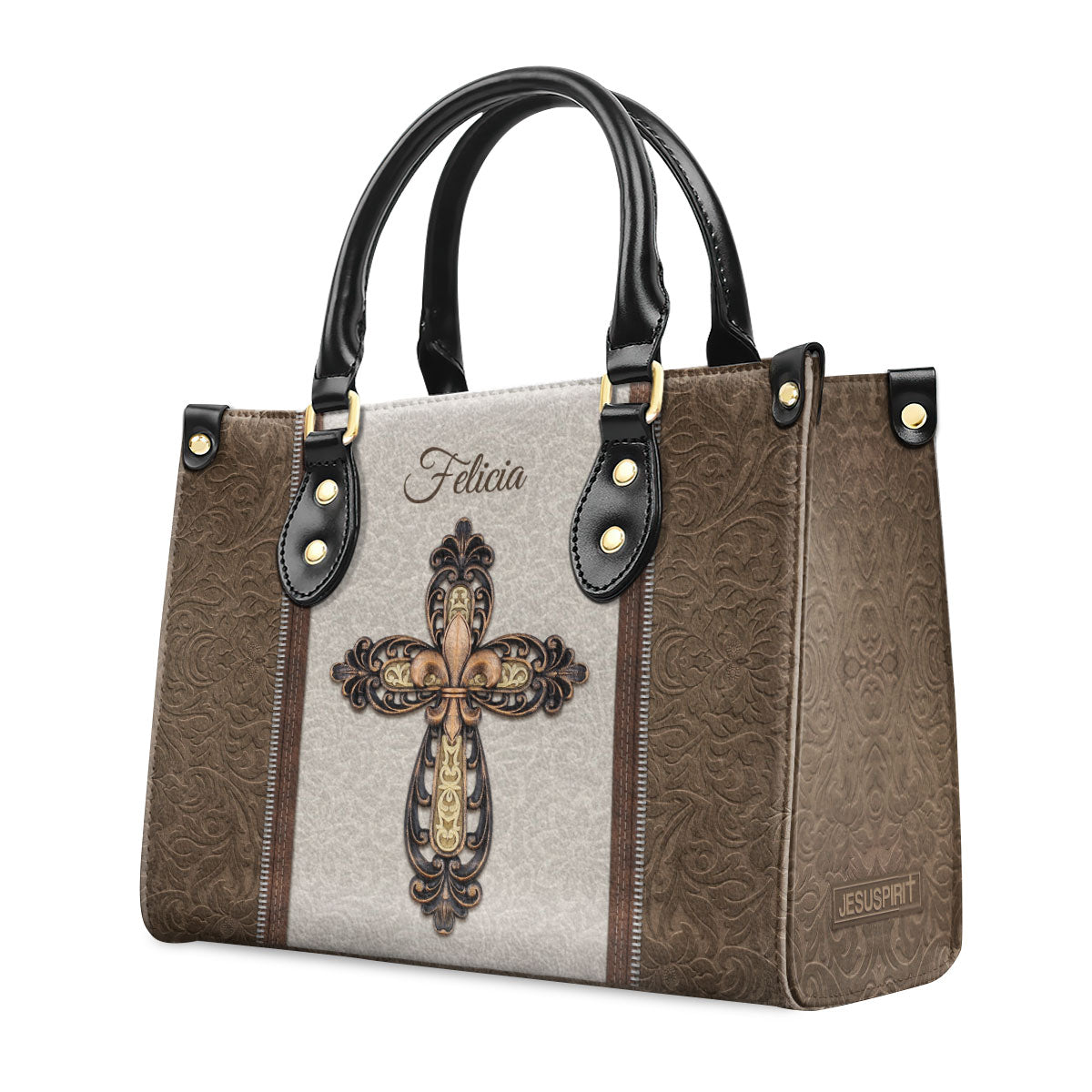 Special Personalized Cross Leather Handbag H19