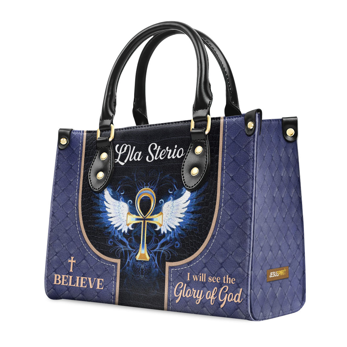 I Believe I Will See The Glory Of God - Lovely Personalized Leather Handbag NUH446