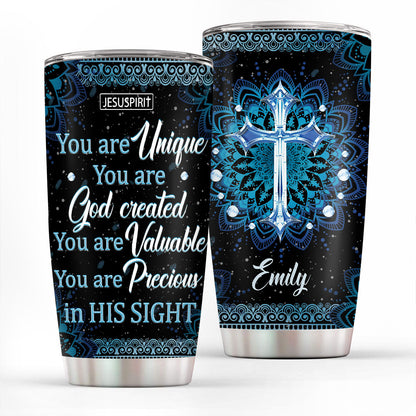 Personalized Stainless Steel Tumbler 20oz - You Are Precious In His Sight AM253