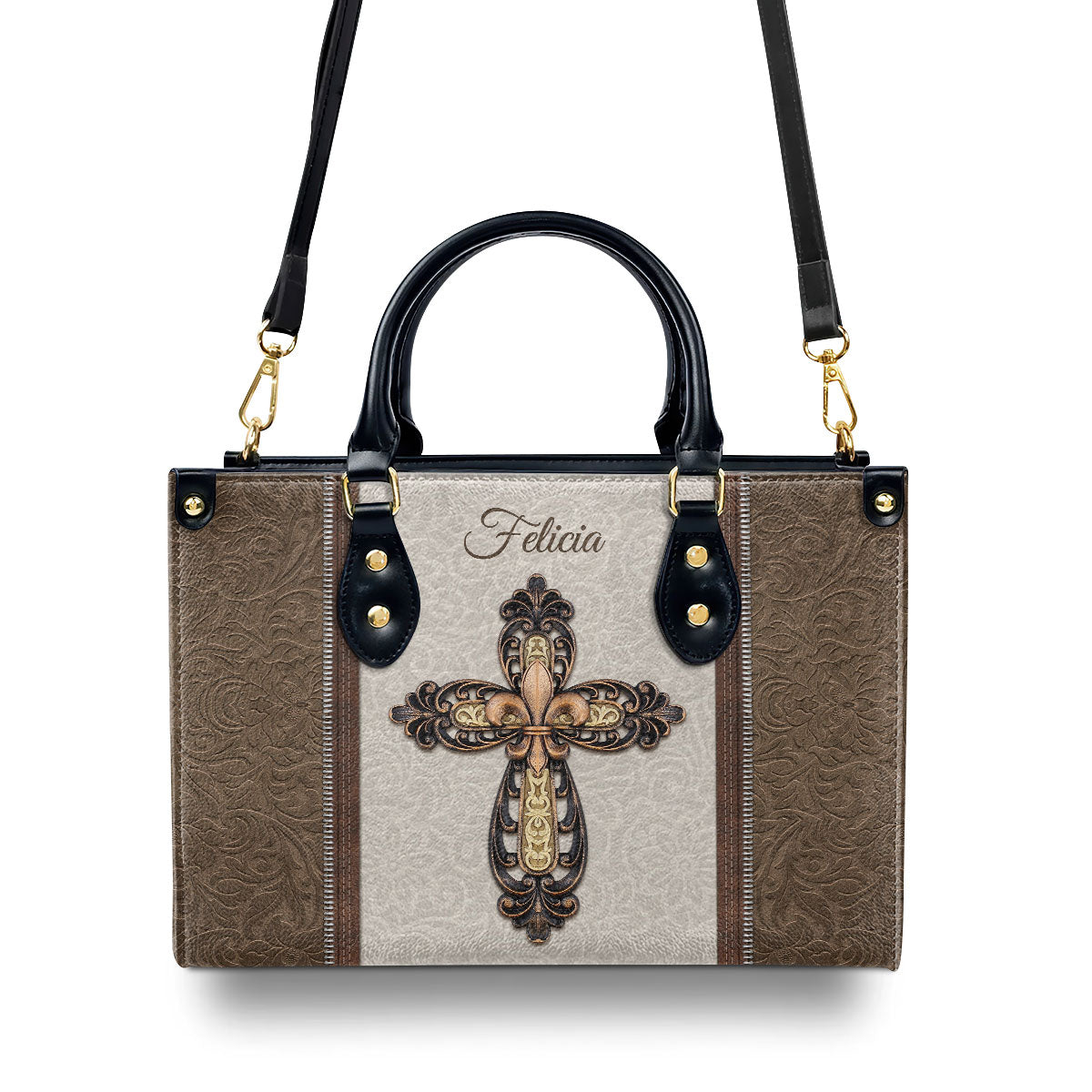 Special Personalized Cross Leather Handbag H19