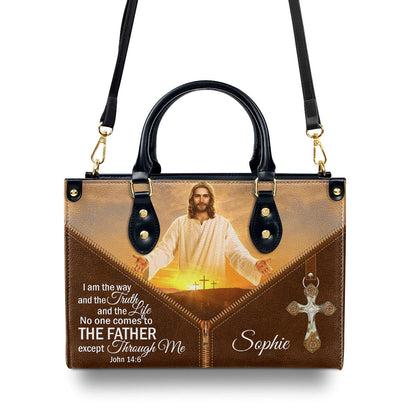 Must-Have Personalized Leather Handbag - I Am The Way And The Truth And The Life NUM445