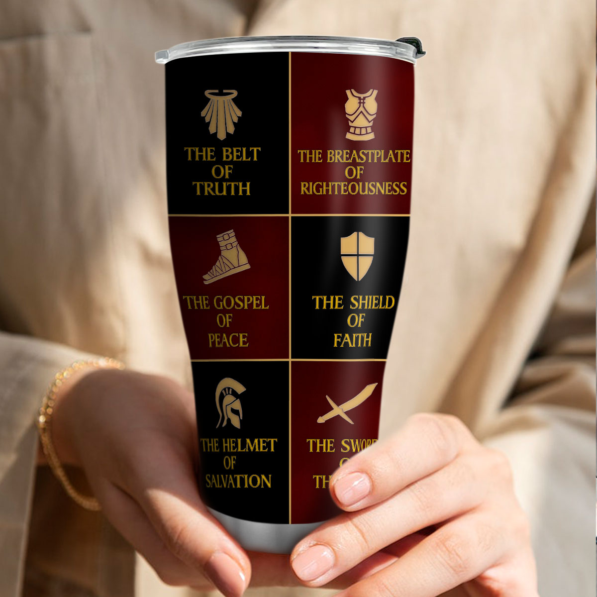 Personalized Stainless Steel Tumbler | The Gospel of Peace | Worship Gift For Pastors SSTM03