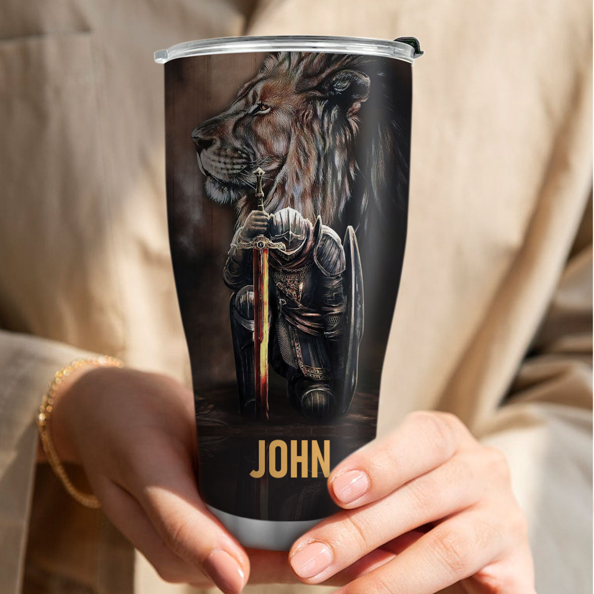 I Am A Son Of God | Spiritual Gift For Men | Personalized Stainless Steel Tumbler SSTHN155B