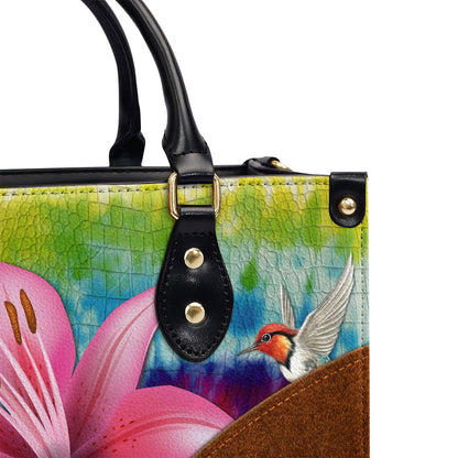 Faith Over Fear - Awesome Personalized Lily Leather Handbag H09