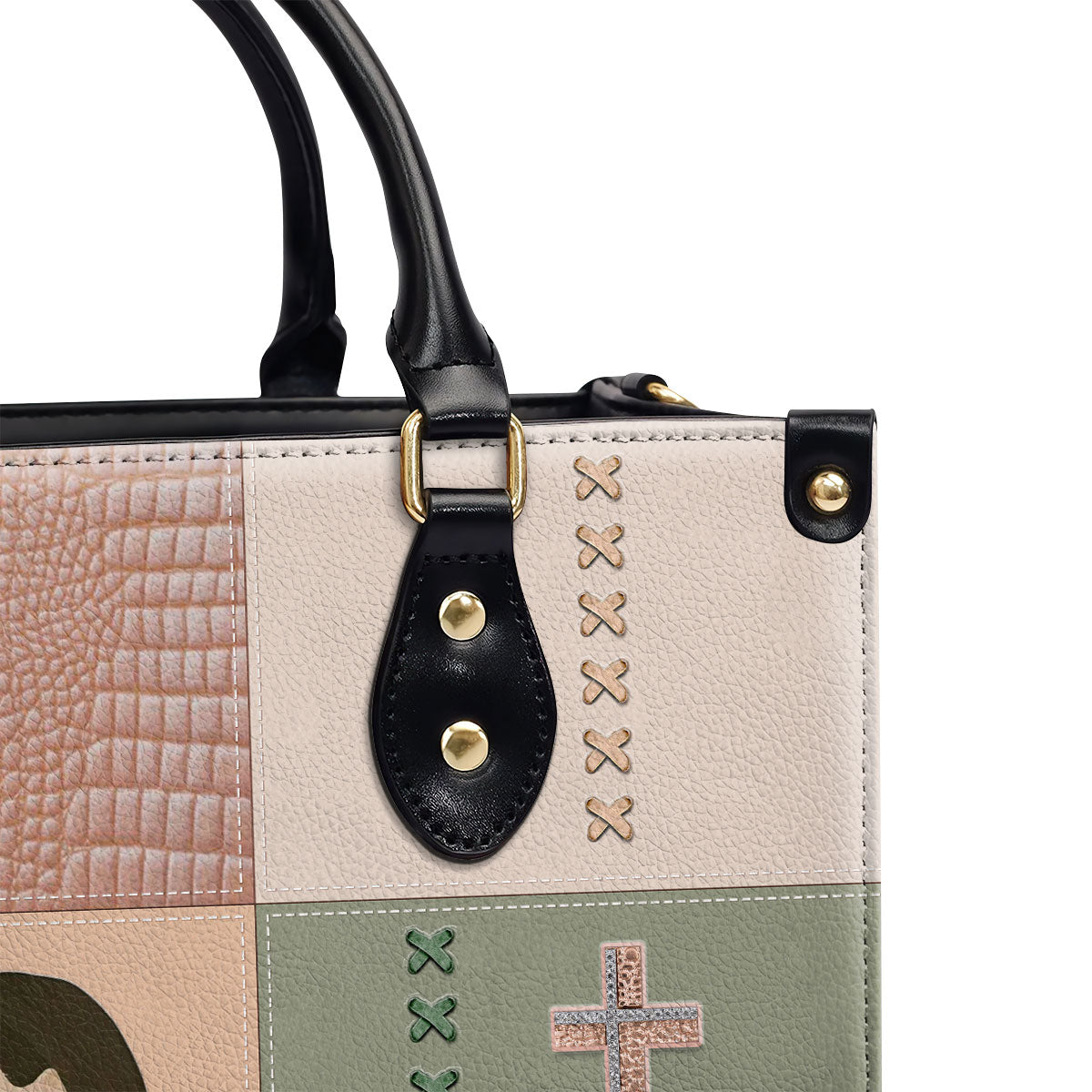 Simply Blessed - Adorable Personalized Christian Leather Handbag HM409