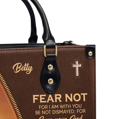 Meaningful Personalized Leather Handbag - For I Am With You NUH436