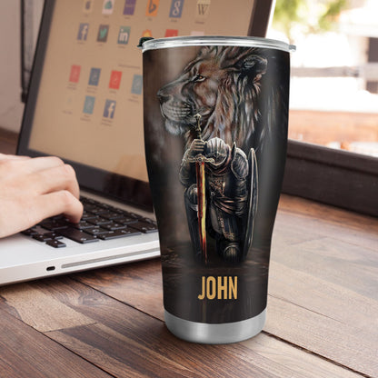 I Am A Son Of God | Spiritual Gift For Men | Personalized Stainless Steel Tumbler SSTHN155B