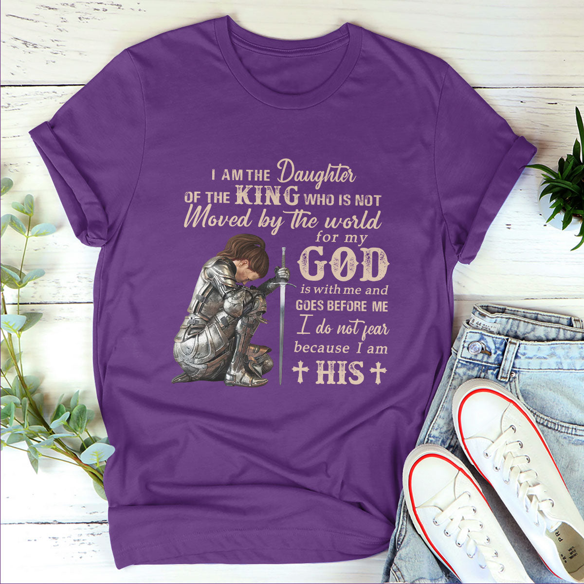 I Am The Daughter Of The King - Classsic Christian Unisex T-shirt 2DTNAM1010